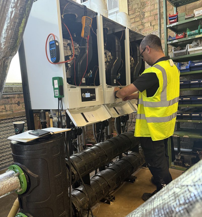 Commercial boiler installations