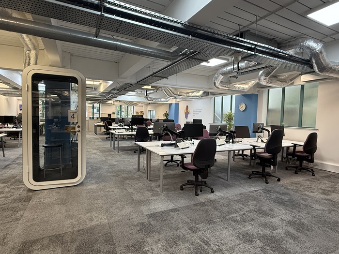 KMS installing a new AC unit